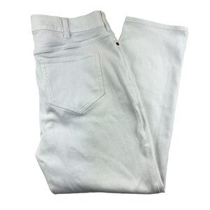 Lands' End Straight Leg Jeans Size 16W White